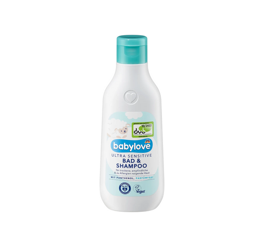 Baby Bath Additive 2in1 Bath & Shampoo Ultra Sensitive, 250 ml