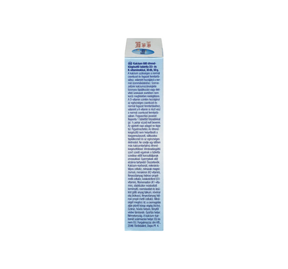 Calcium 600 + Vitamin D3 + K1 + K2, 30 pieces, 50 g