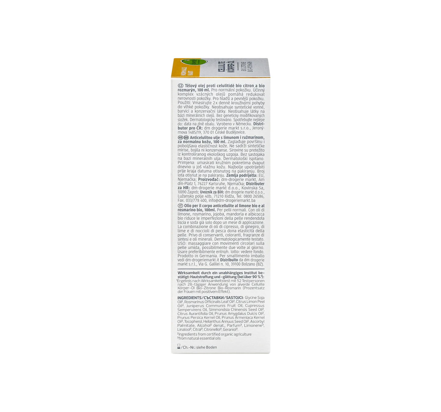 Cellulitolja citronrosmarin, 100 ml