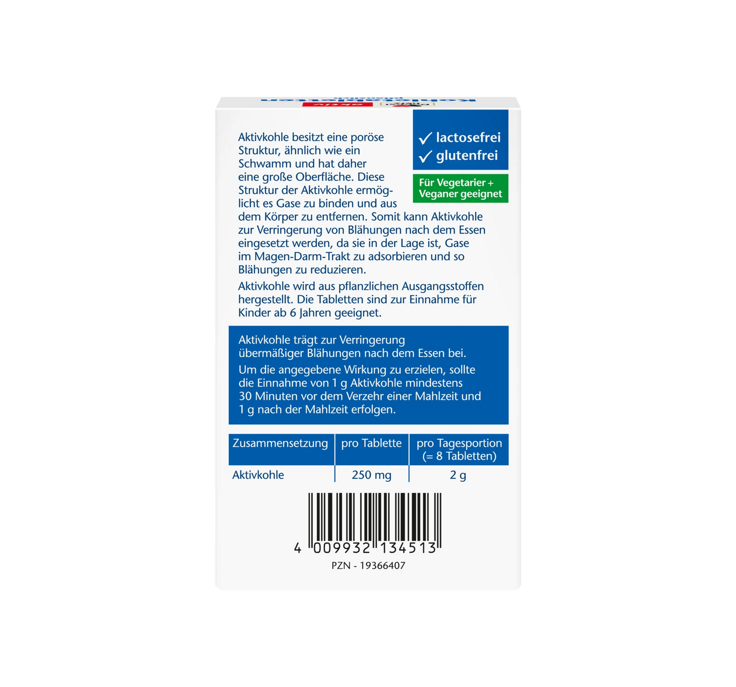 Söetabletid 30 tk, 15,1 g