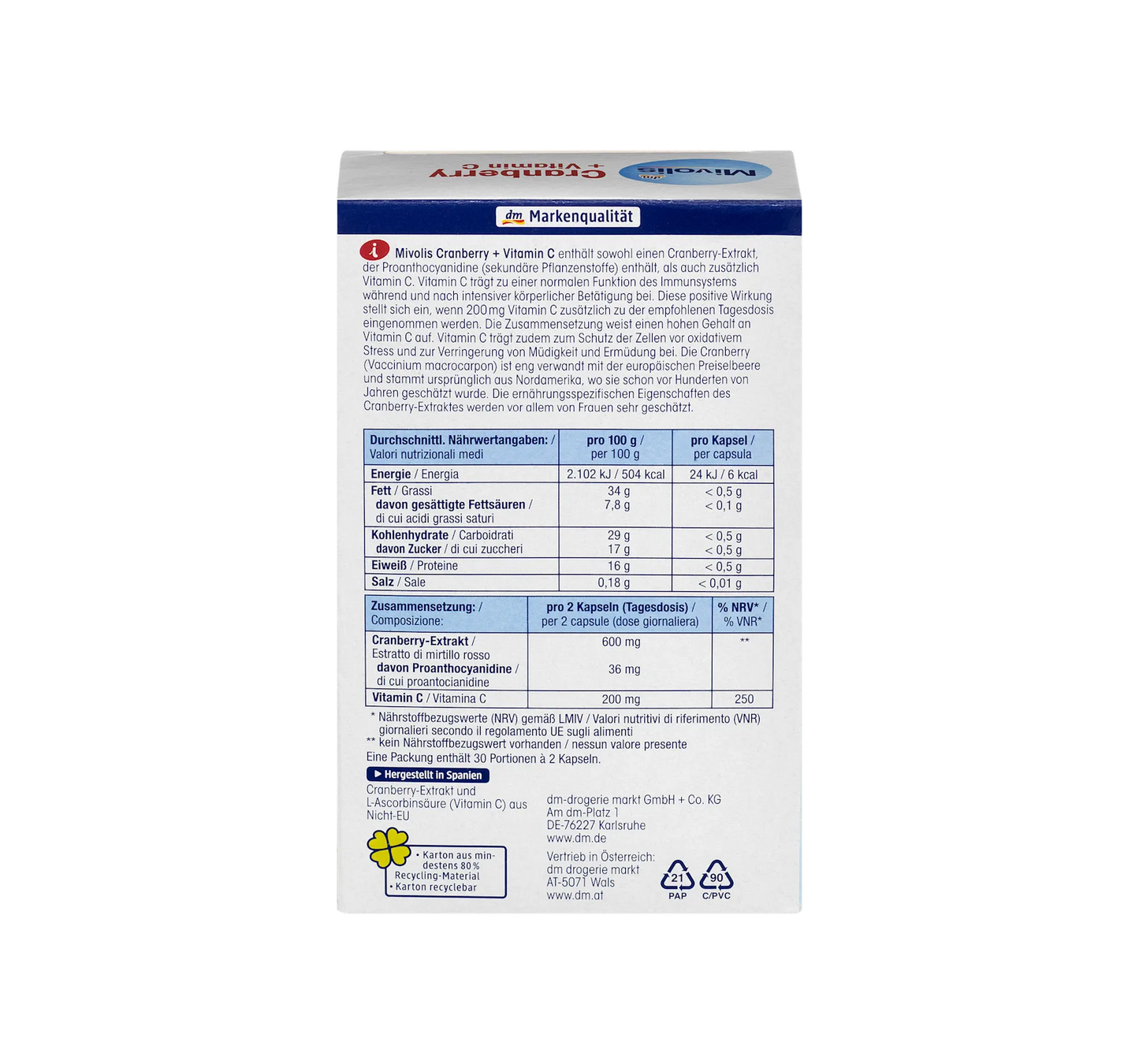 Jõhvika + C-vitamiini kapslid, 60 tk, 68 g