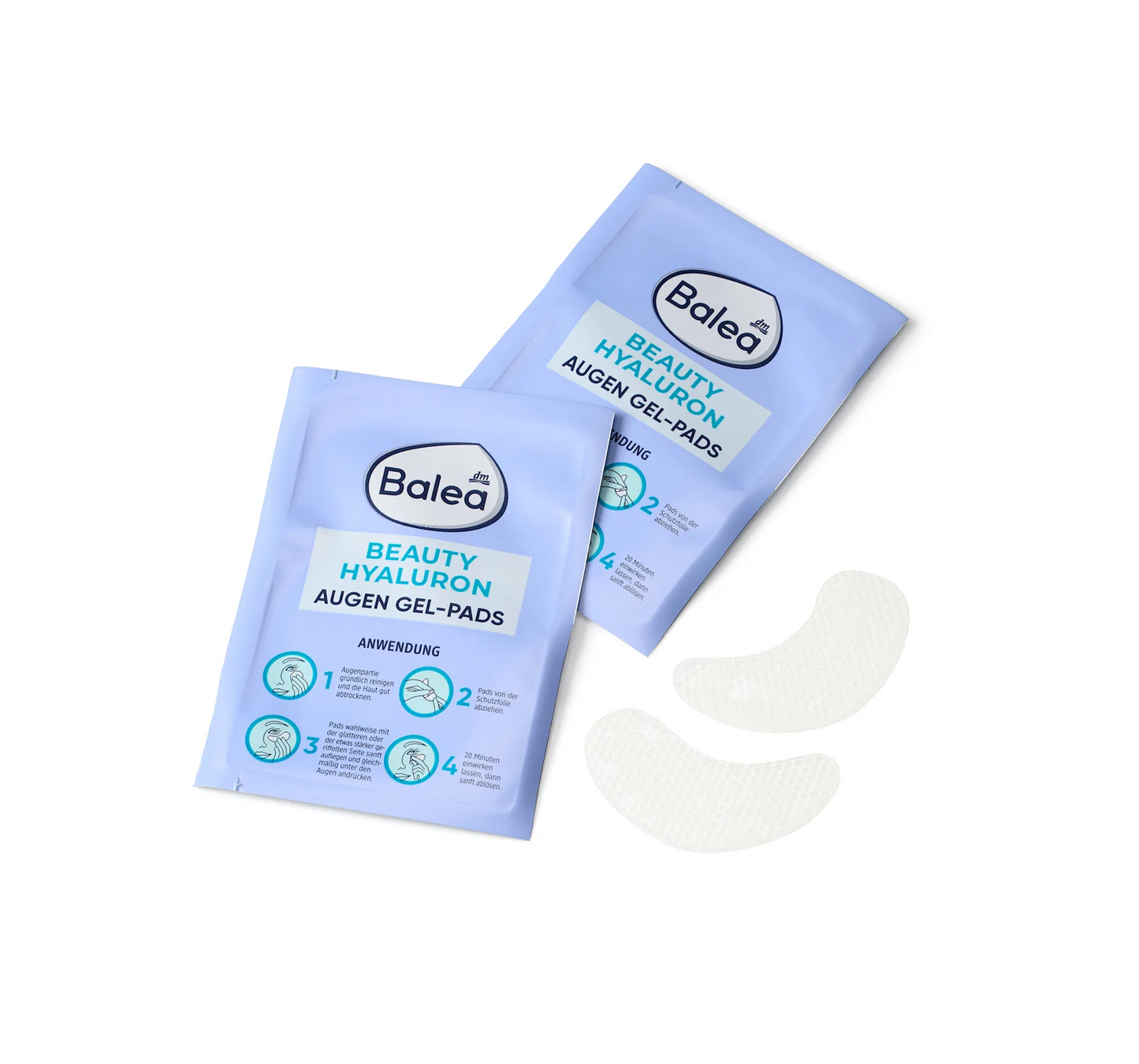 Almohadillas de gel para ojos Beauty Hyaluron (3 pares), 6 piezas