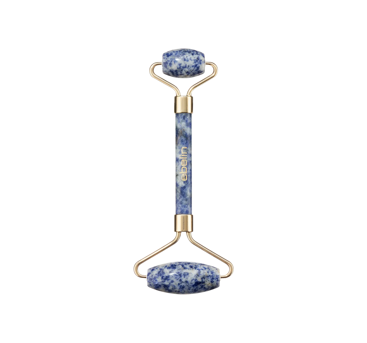 Facial massage roller made of sodalite feldspar, 1 piece