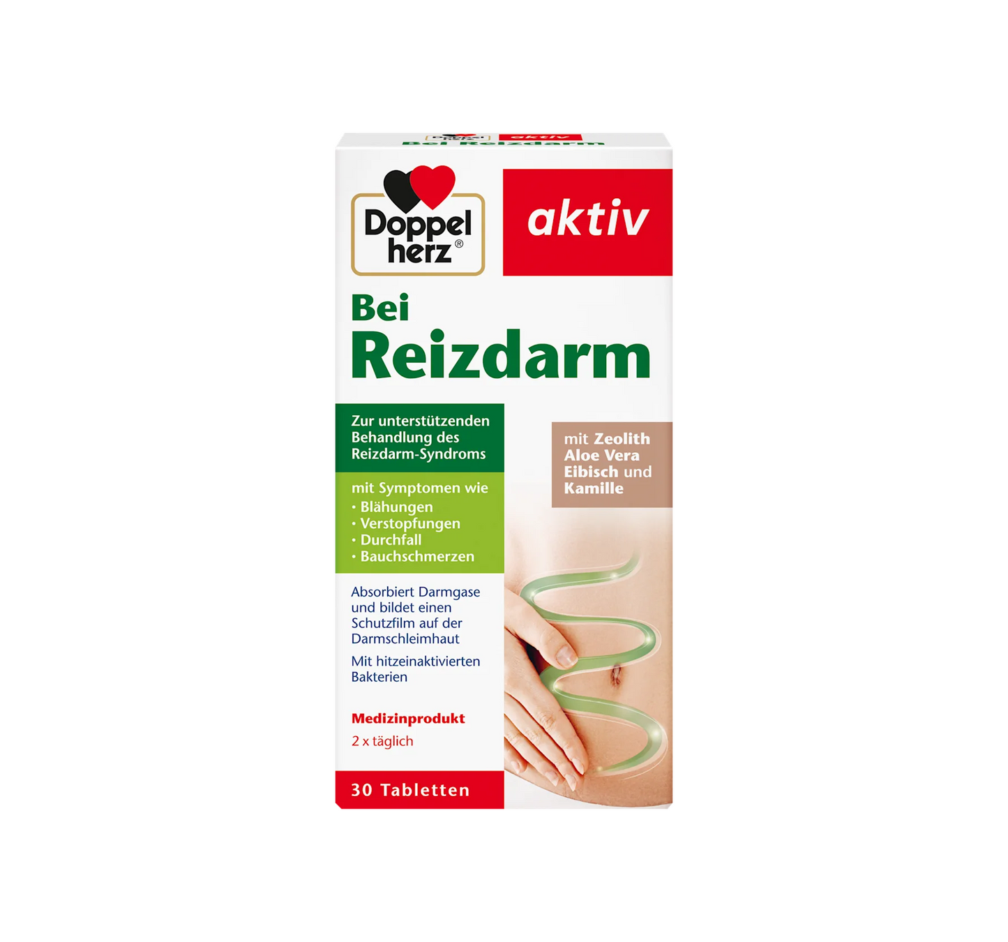 For irritable bowel syndrome, 30 tablets