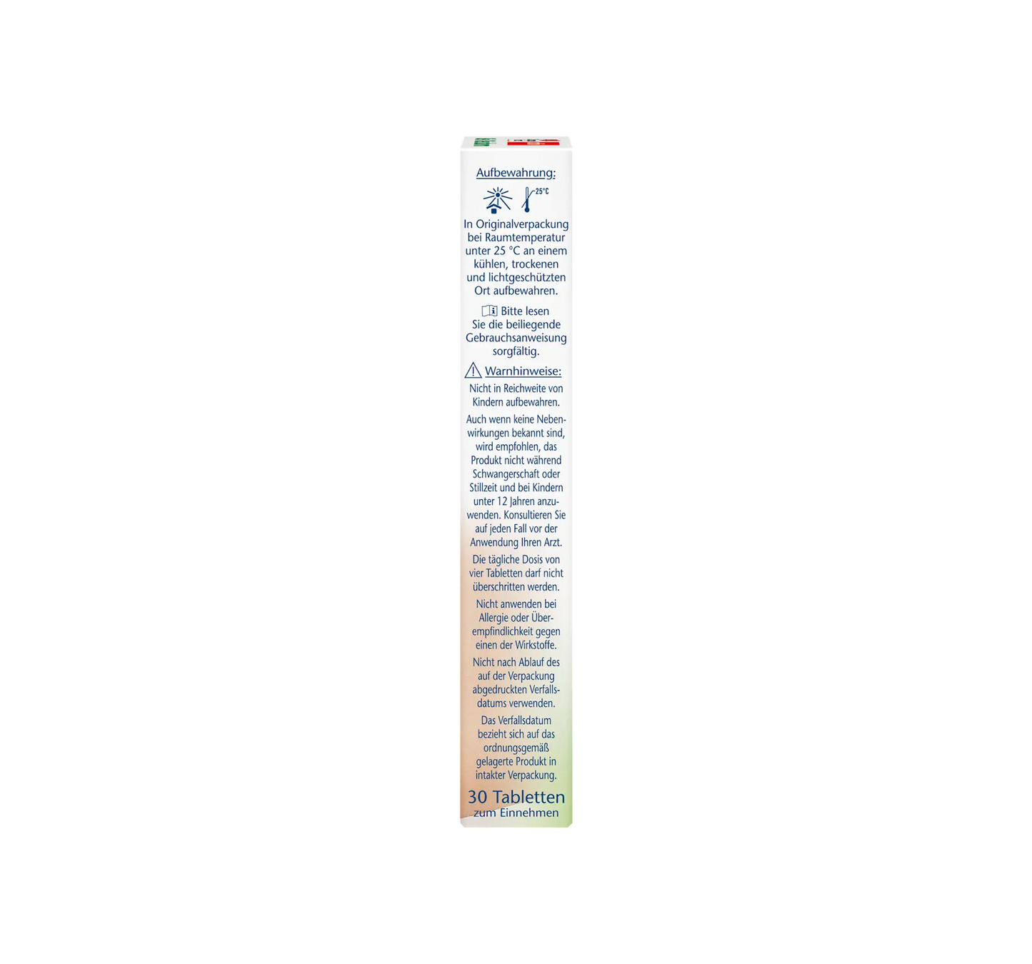 For irritable bowel syndrome, 30 tablets