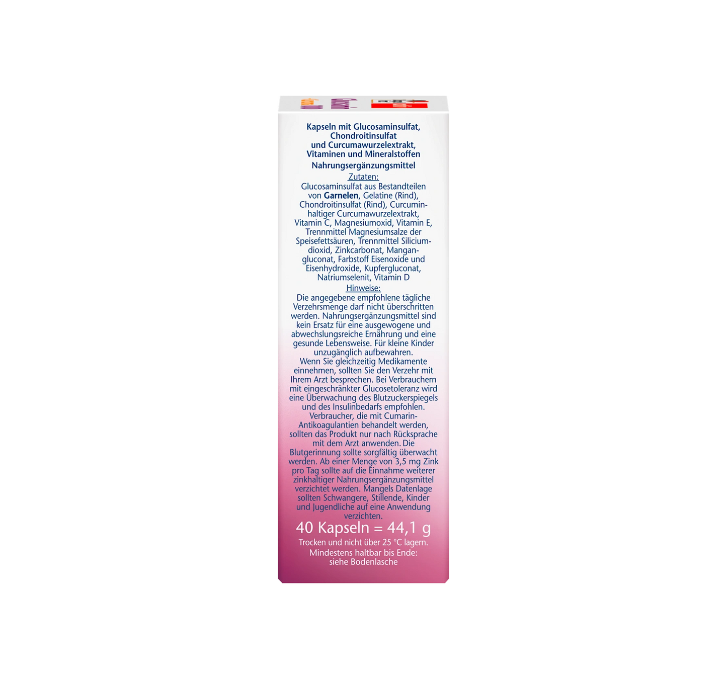 Glucosamine 1000 Capsules 40 pcs., 43.8 g