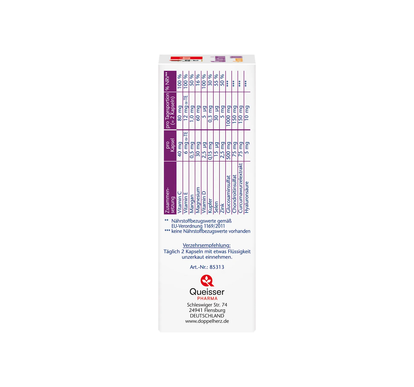 Glucosamine 1000 Capsules 40 pcs., 43.8 g