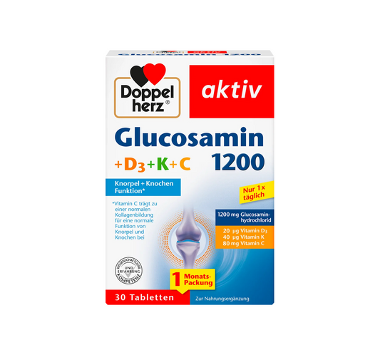 Glucosamine 1200 Tablets 30 pcs, 47.4 g