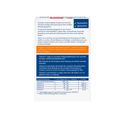 Glukosamin 1200 tabletter 30 st, 47,4 g