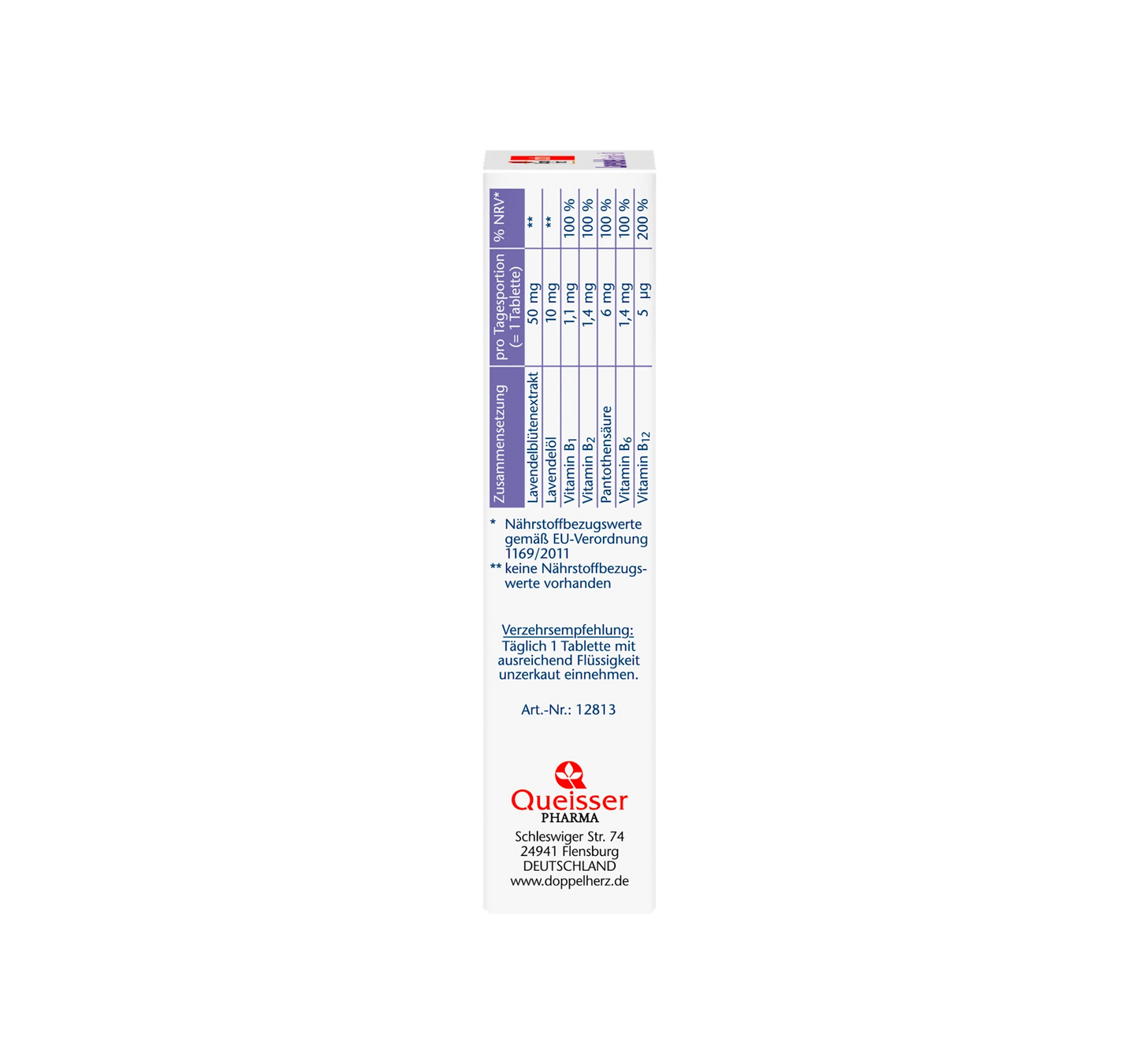 Tabletas de lavanda 30 uds, 23,1 g