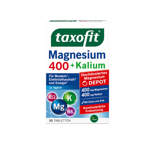 Magnesium 400 + Potassium Tablets 30 pcs, 63 g