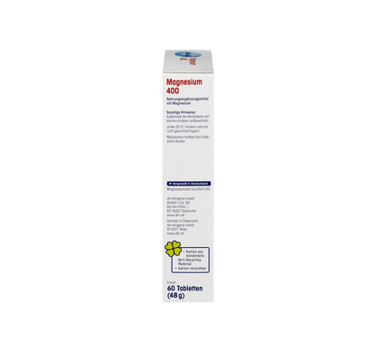 Magnesium 400 tablets 60 pcs, 48 g