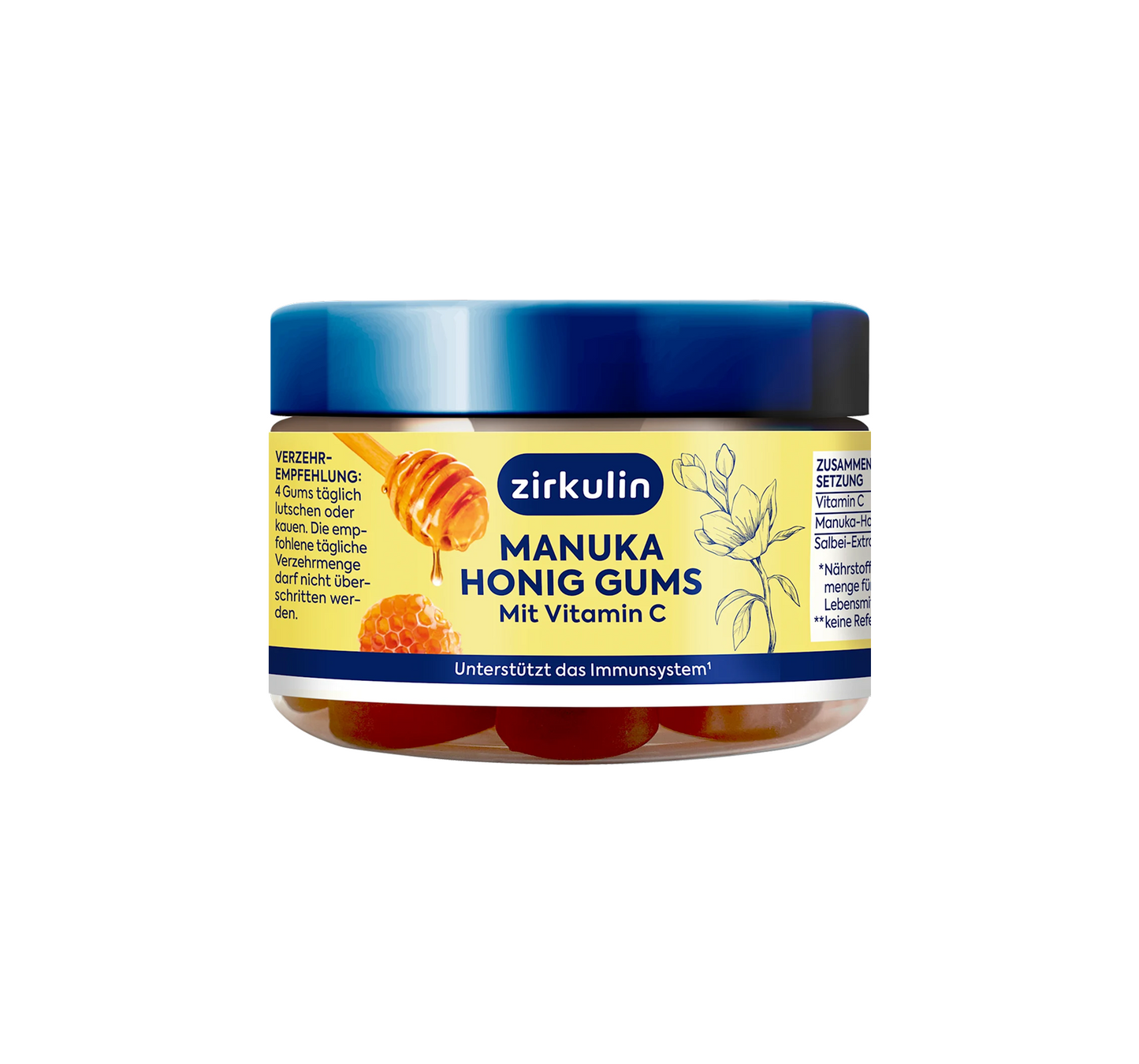 Manuka Honey Gums 25 soft gums, 75 g