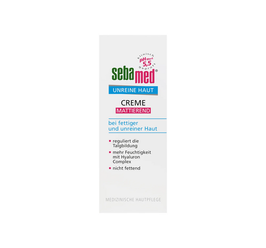 Crema facial matificante para pieles con impurezas, 50 ml