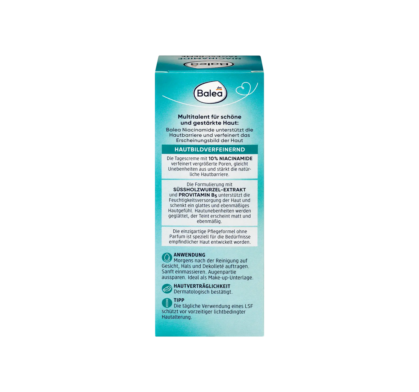Niacinamīda sejas krēms SPF 30, 50 ml