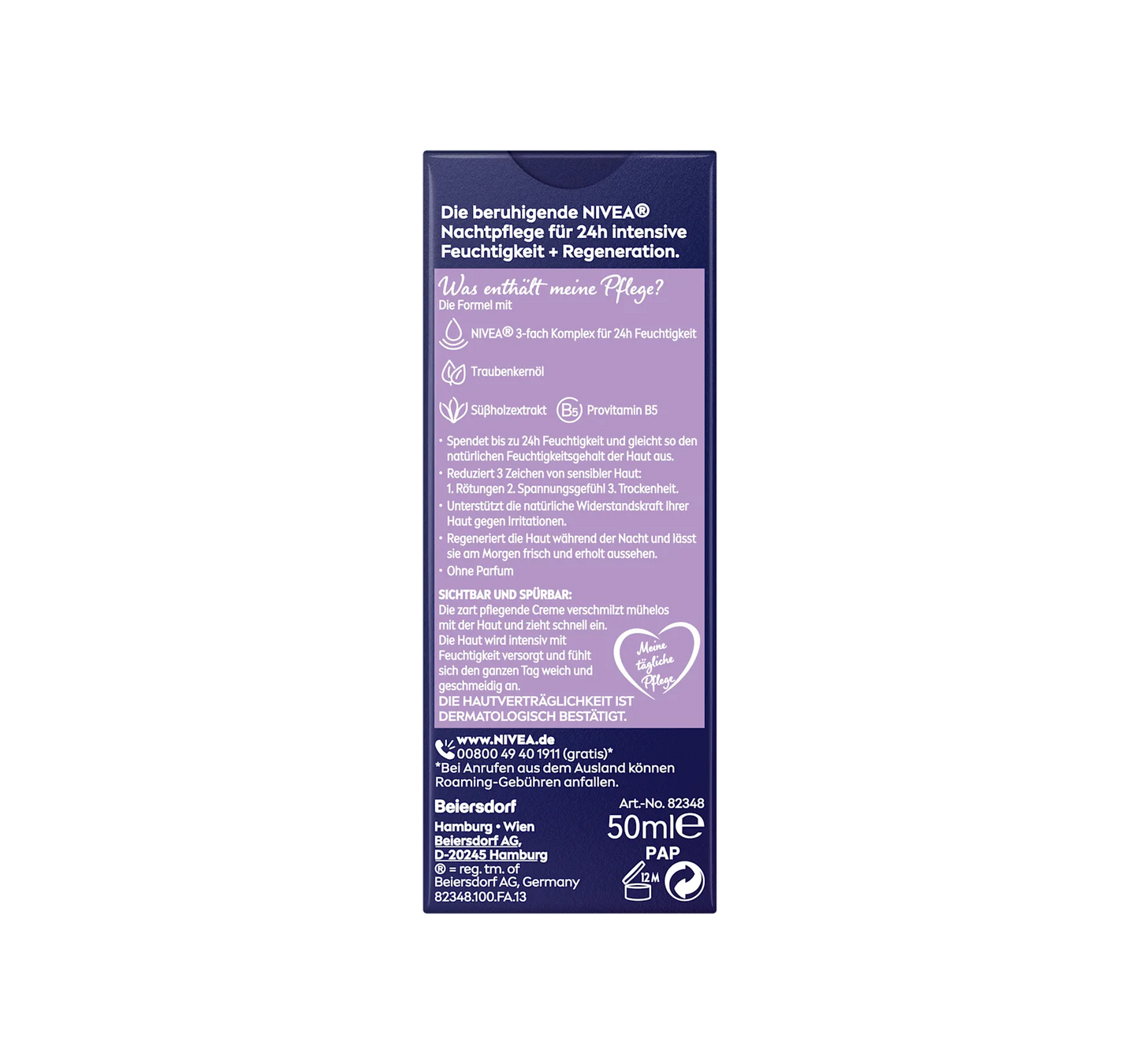 Night Cream Essentials Sensitive Skin, 50 ml