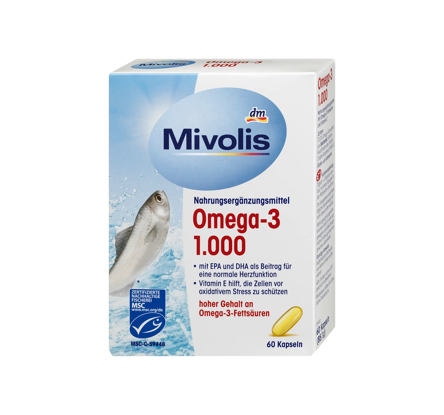 Omega-3 1000, capsules 60 pcs., 85.1 g