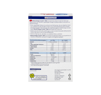 Omega-3 Linseed Oil 1000, 30 tablets, 47 g