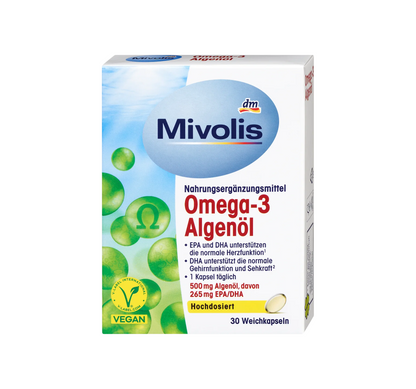 Omega-3 algae oil, capsules 30 pcs., 21.6 g