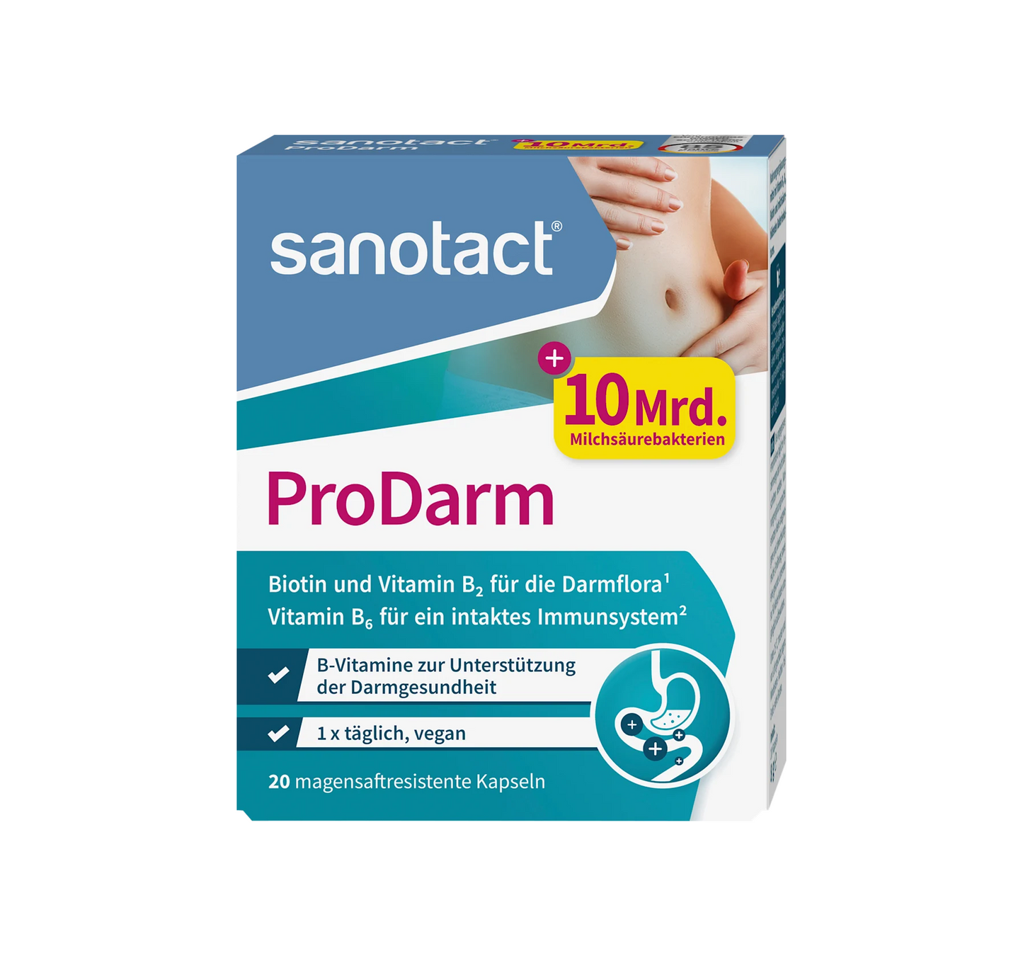 ProDarm + Lactic Acid Cultures Capsules 20 pcs., 8 g