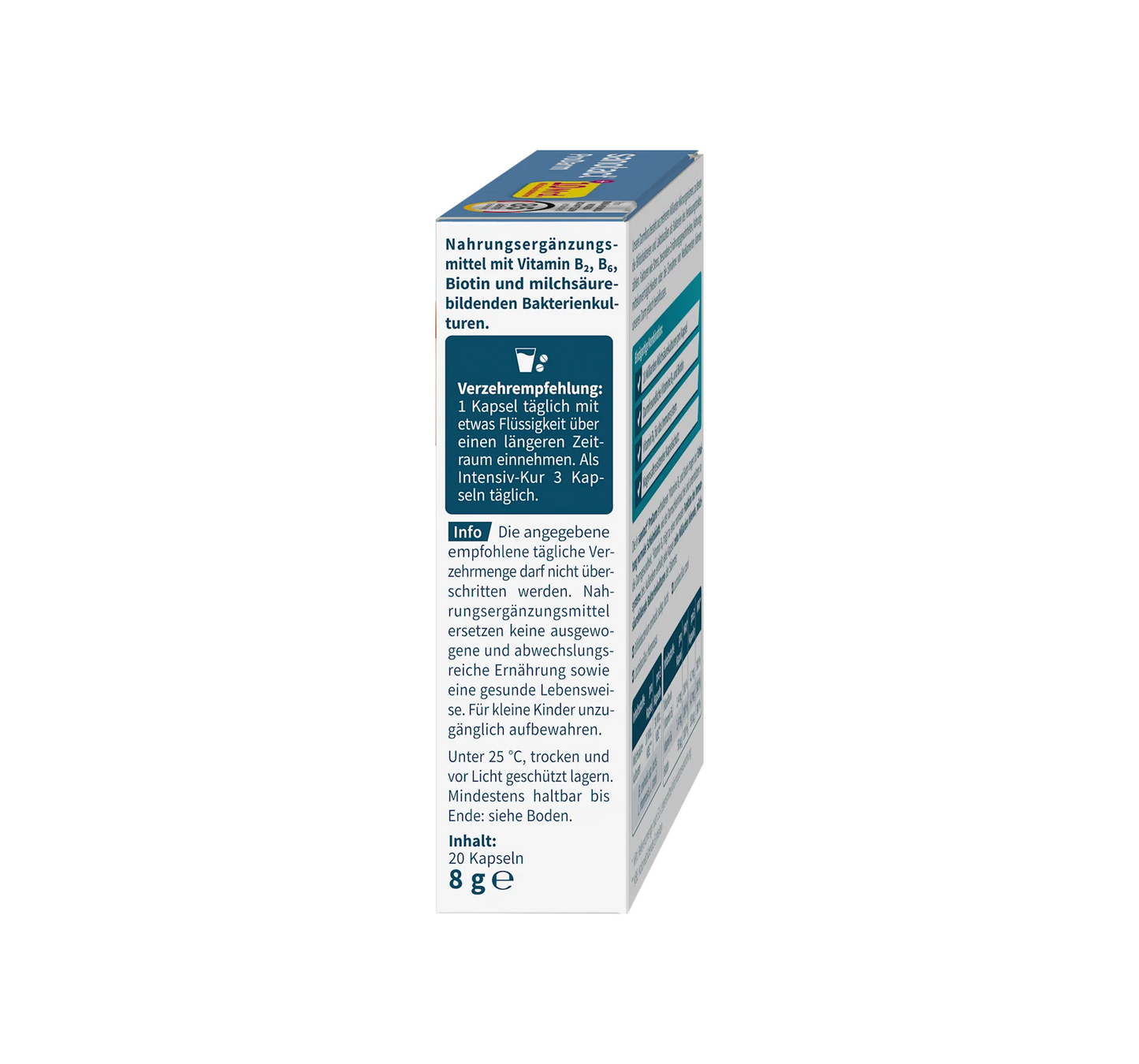 ProDarm + Lactic Acid Cultures Capsules 20 pcs., 8 g