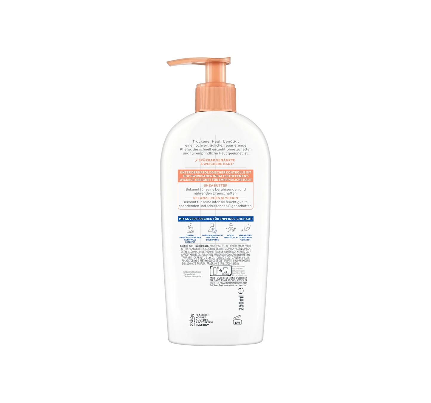 Lait corporel ultra doux au karité, 250 ml