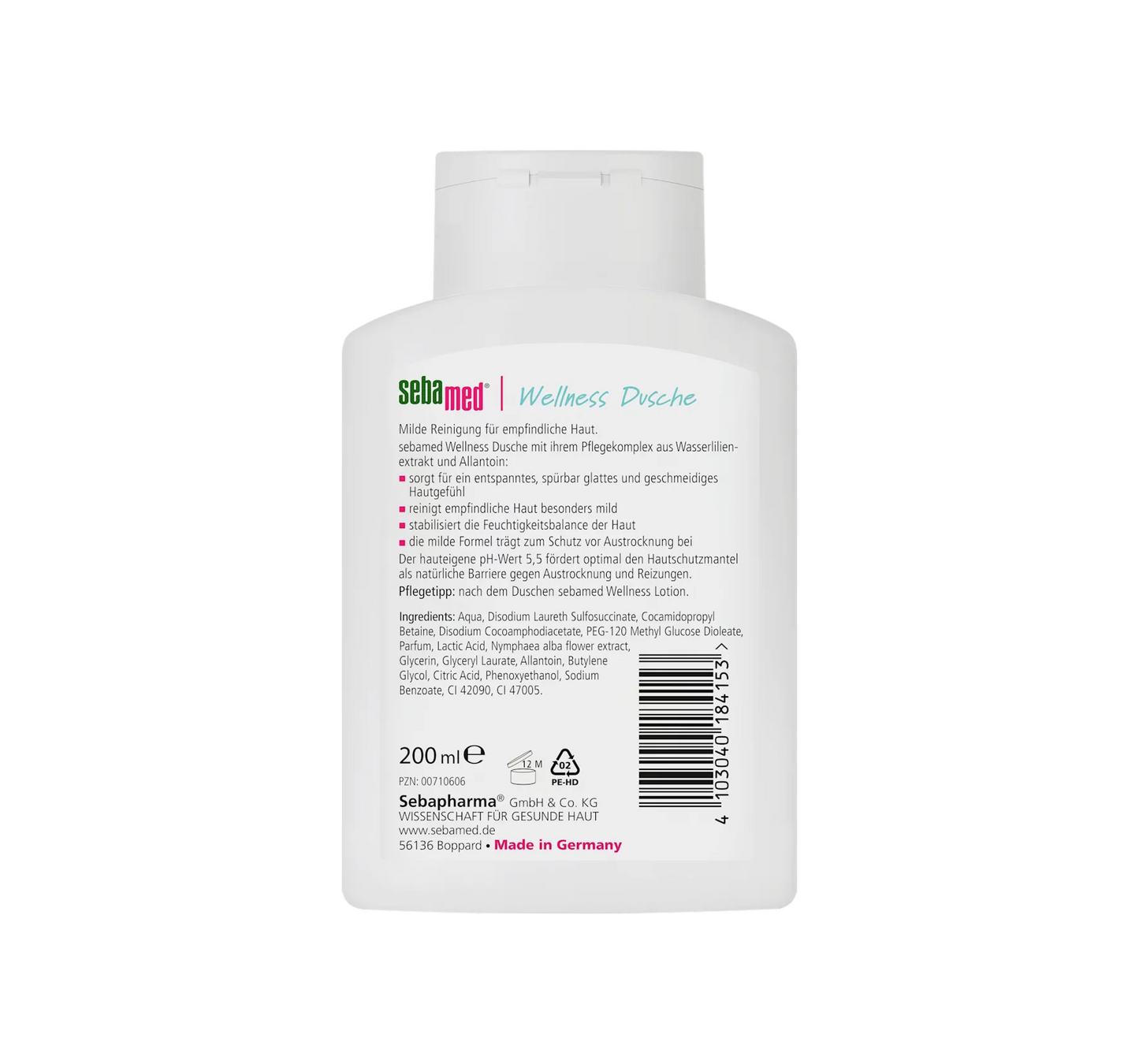 Gel de banho Wellness Shower, 200 ml