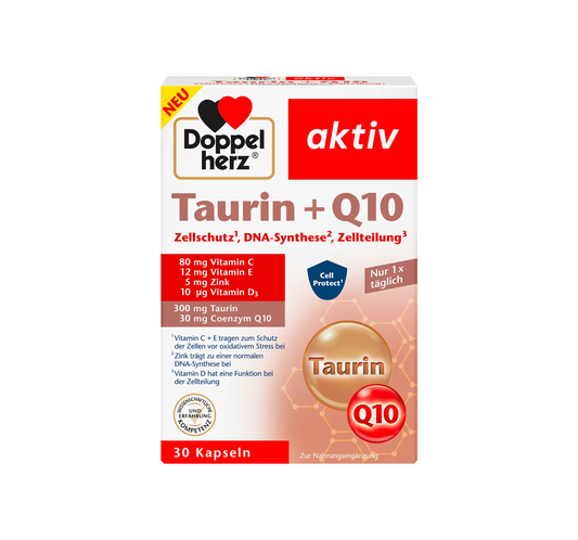 Taurine + Q10 capsules 30 pieces, 24.7 g