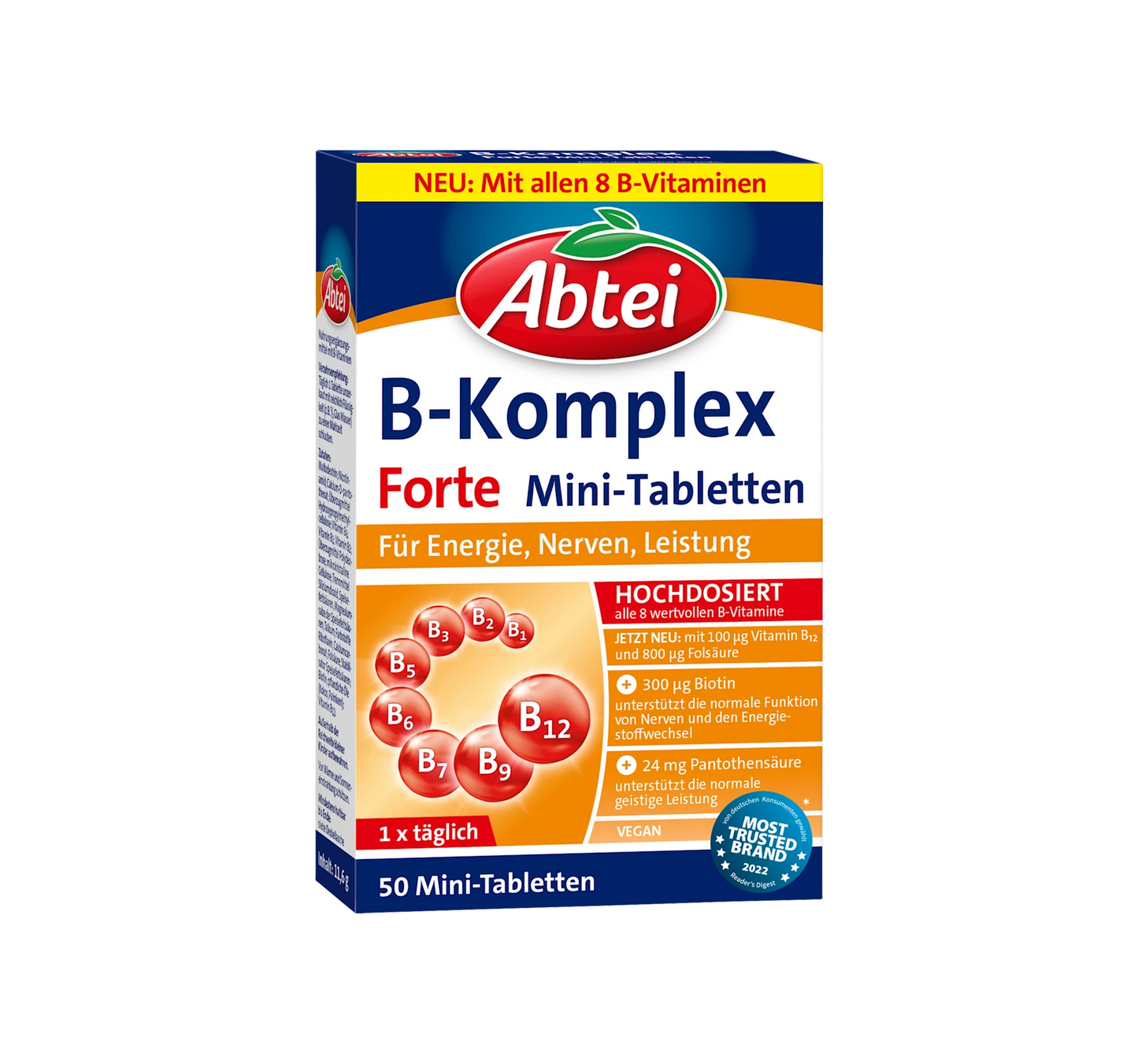 Vitamin B Complex Forte Tablets 50 pcs, 11.6 g