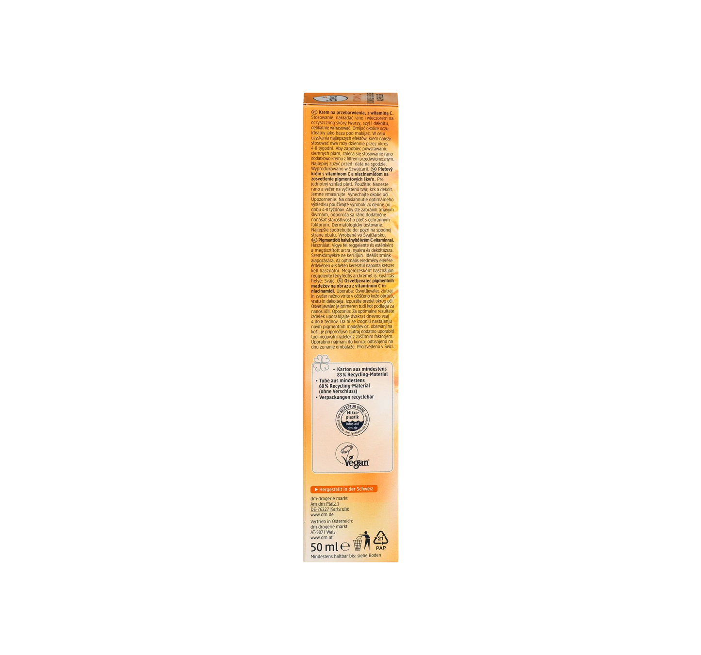 Vitamin C Facial Cream Dark Spot Lightener, 50 ml