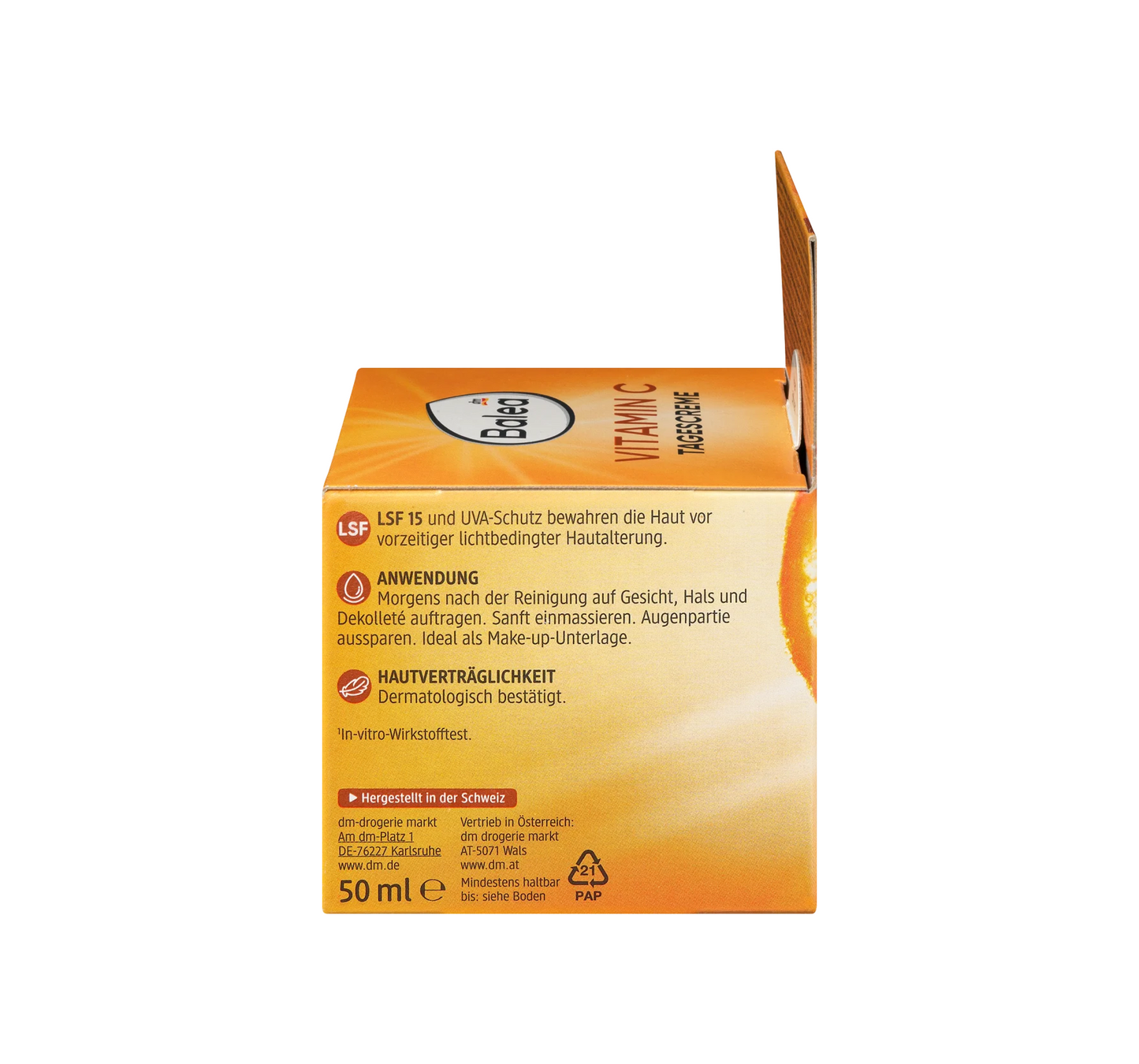 Vitamin C Facial Cream SPF 15, 50 ml