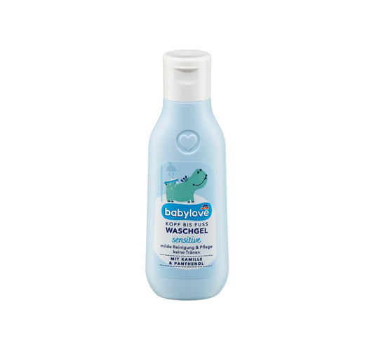 head to toe wash gel sensitive travel size, 50 ml